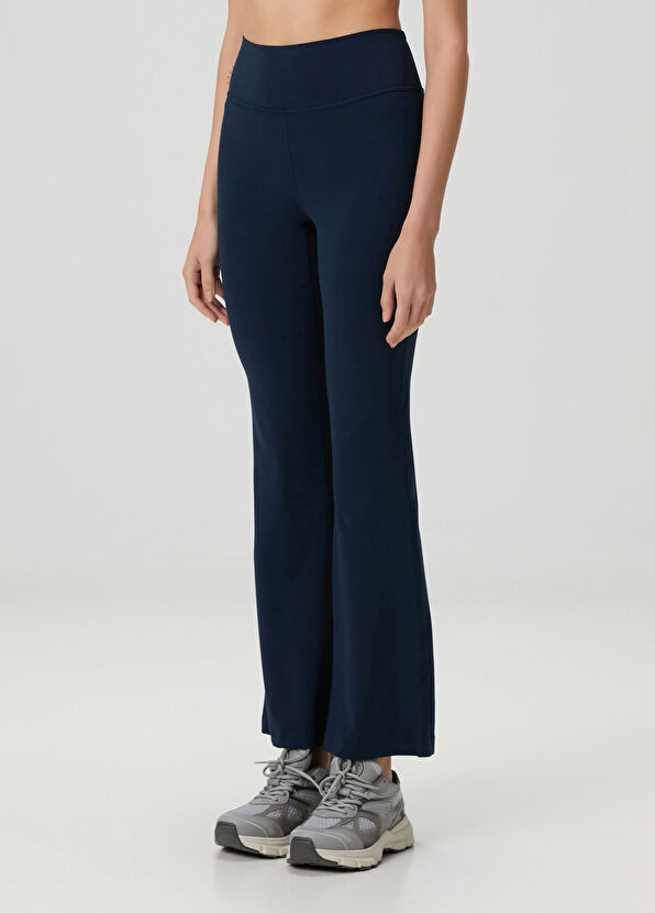 Groove Nulu High Rise Flare Lacivert Tayt - Görsel 3