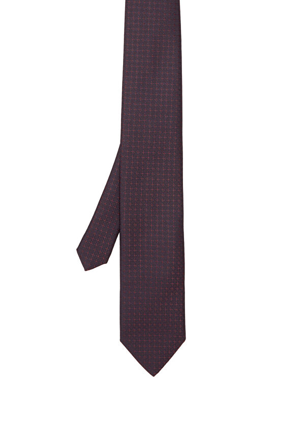 Beymen Club Burgundy jacquard tie - 1