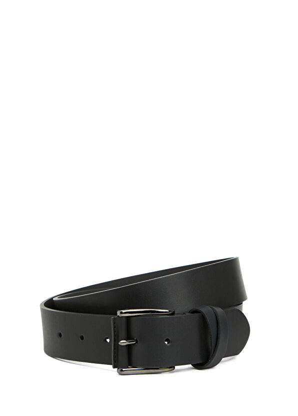 Beymen Club Black Men's Leather Belt - 1