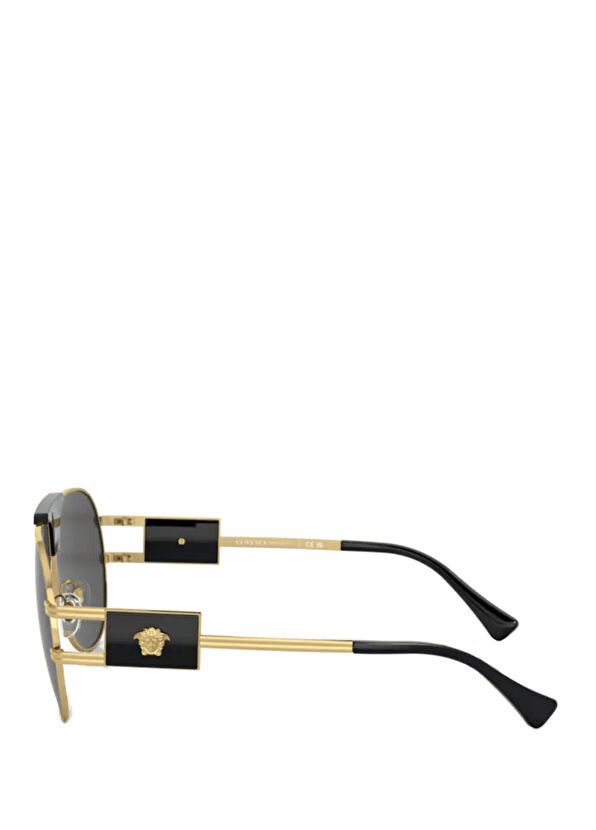 VE2252 Siyah Gold Erkek Güneş Gözlüğü - Görsel 3