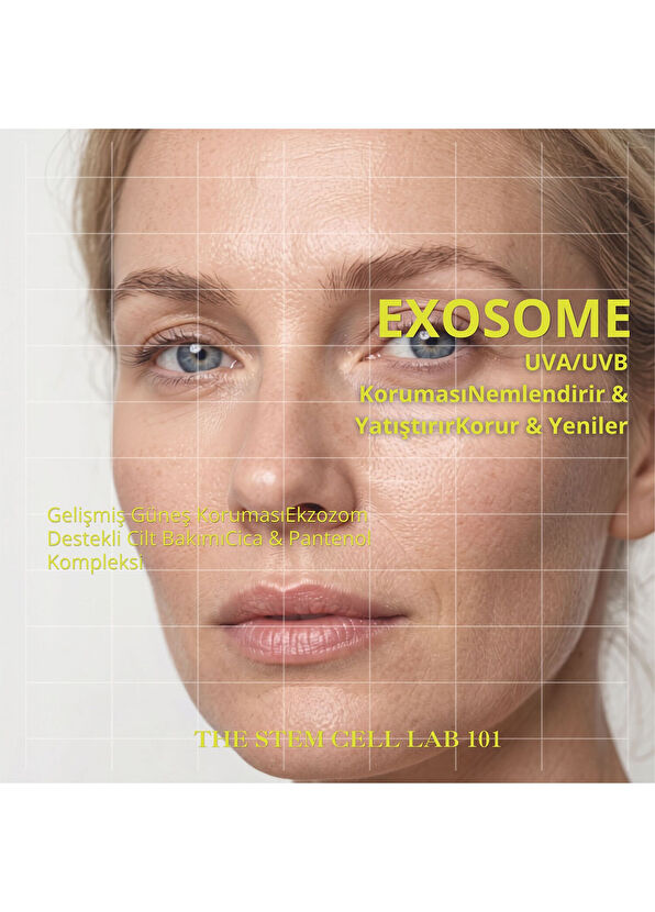 The Stem Cell Lab 101 Sun Cream SPF50+ Eksozom ile Zenginleştirilmiş Güneş Kremi 50 ml	 - 2