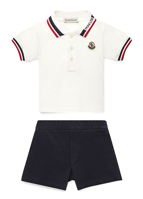 Moncler Lacivert Beyaz Erkek Çocuk 2li Set - 1