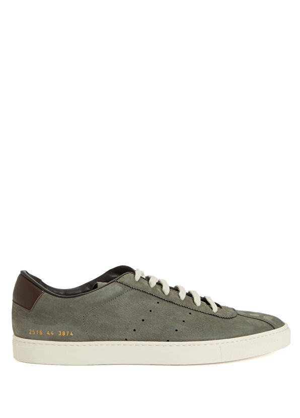 Common Projects Light Grey Men's Leather Sneakers - 1