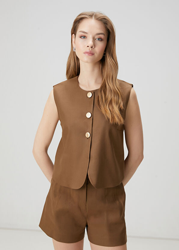 Beymen Club Khaki Shorts - 2