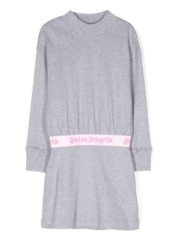 Palm Angels Silver Pembe Kız Çocuk Elbise - 1