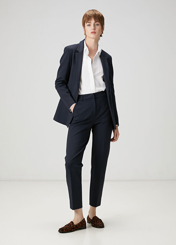 Lacivert Cigarette Pantolon Beymen Club Lacivert Cigarette Pantolon - 1