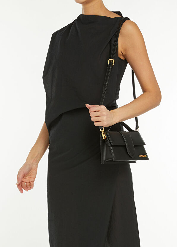 Le Grand Bambino Siyah Kadın Deri Çanta - Görsel 3