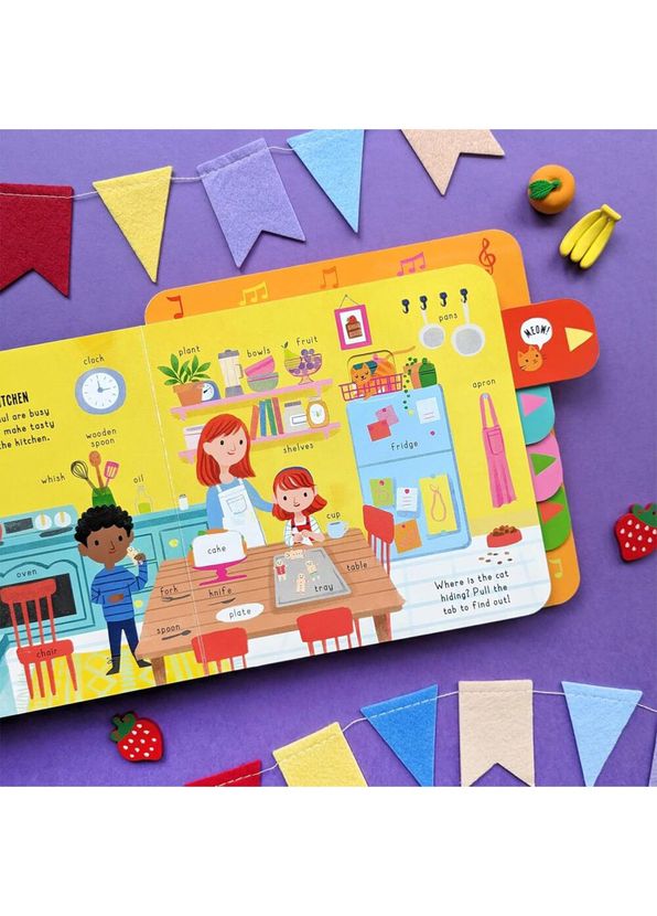 North Parade Publishing - At Home Pull-Tab Sound Book Yabancı Dil Sesli ...