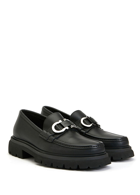 Siyah Erkek Deri Loafer - Görsel 4