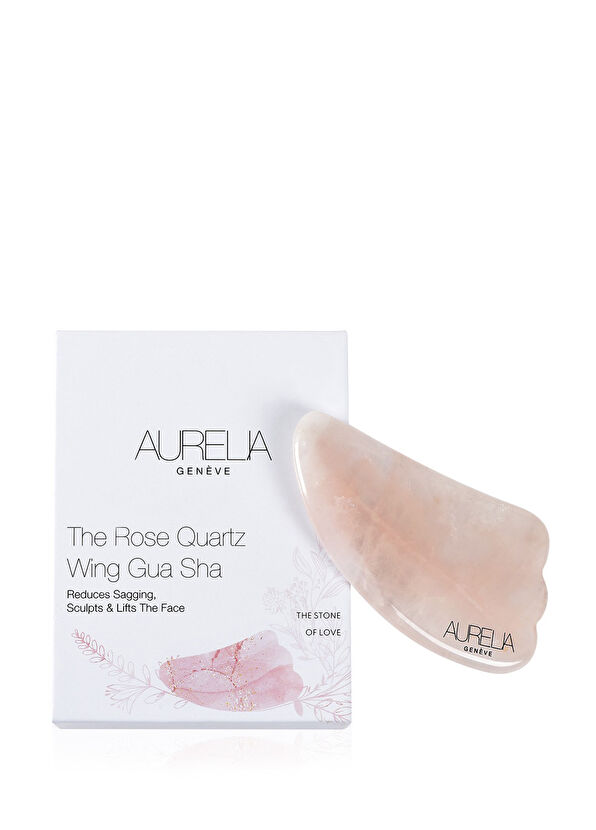 Aurelia Genève Rose Quartz Wing Gua Sha Taşı - 4