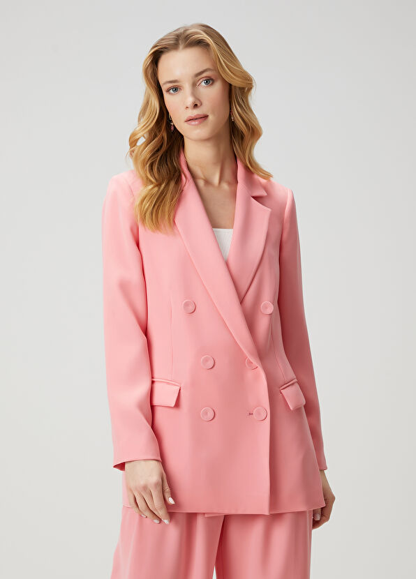 Beymen Club Pembe Kruvaze Blazer - 4