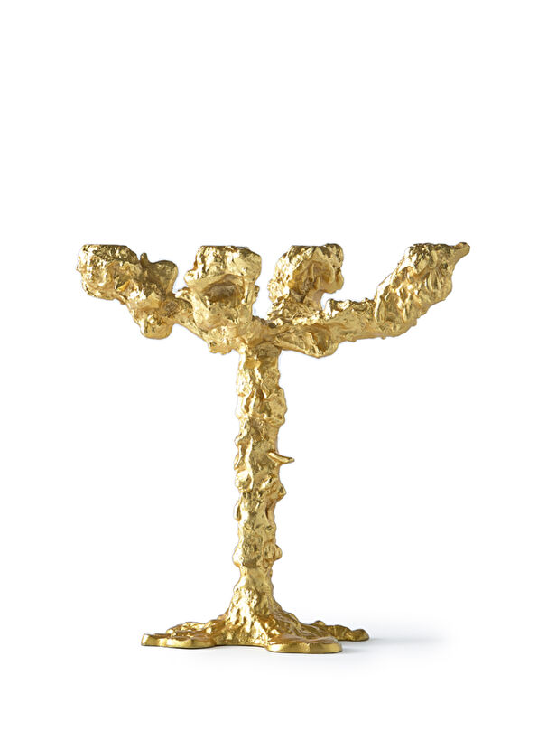 Pols Potten Drip Gold Candlestick - 4