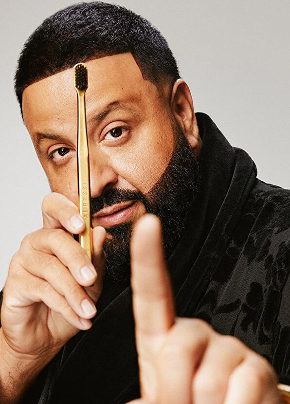 Aurezzi Gold Black 24 Ayar Altın Kaplama Medium Orta Diş Fırçası - 4