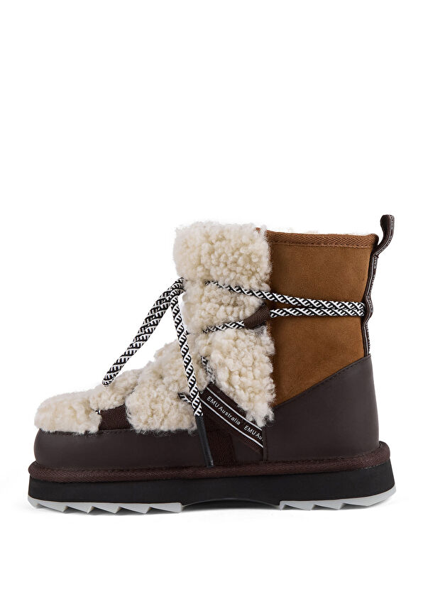 EMU Australia Blurred Teddy Brown Women's Boots - 2