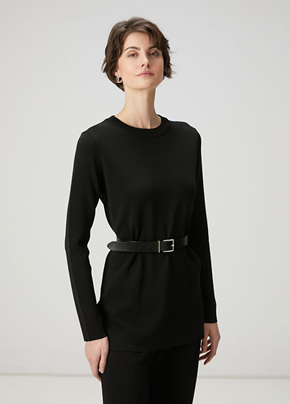 Beymen Club Siyah Uzun Basic Kazak - 1