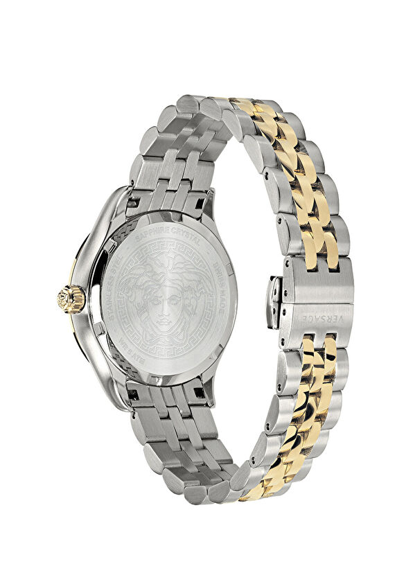 VRSCVEHU00420 Altın Rengi Metalik Gri Kadın Kol Saati - Görsel 4