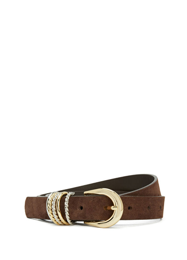 Beymen Club Brown Women's Suede Belt - 1