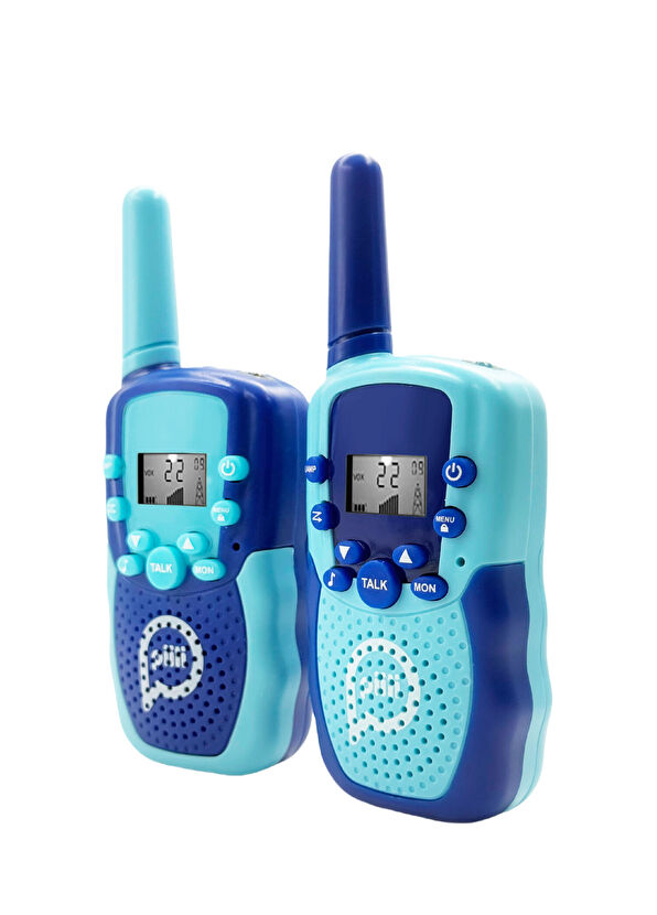 Piili Lacivert Mavi Çocuk 2'li Telsiz Seti - 2