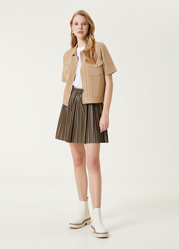 Beymen Club Camel Triko Trucker Ceket - 2