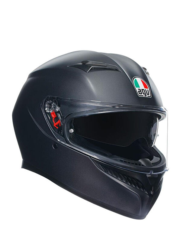 Agv K3 Mono Matt Black Closed Motorcycle Helmet - 1