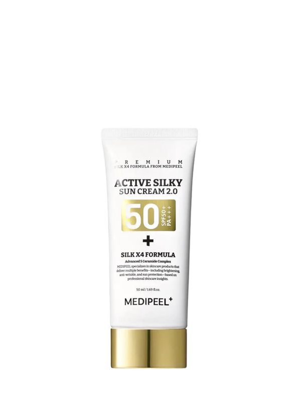MEDIPEEL Active Silky Sun Cream 2.0 SPF50+ PA+++ Peptit ve İpek Kompleksi İçeren Güneş Kremi 50 ml  - 1