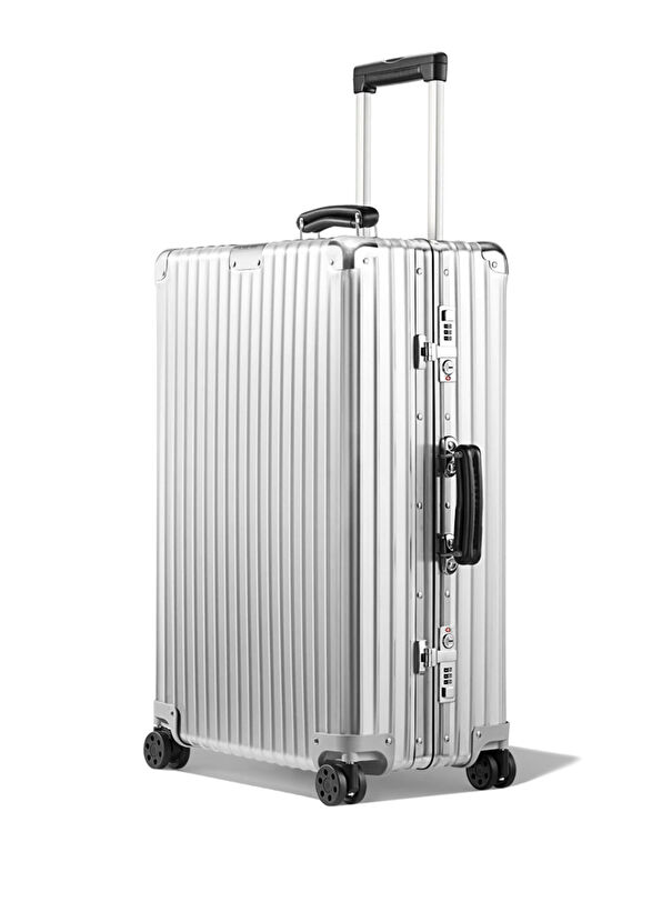 Classic Check-In Medium Silver Bavul - Görsel 4