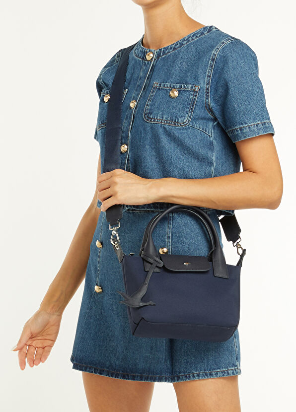 Beymen Club City Small Navy Blue Women's Crossbody Bag - 2