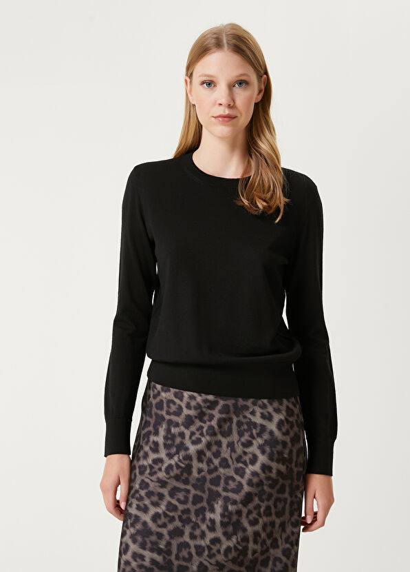 Beymen Club Siyah Yün Kazak - 4