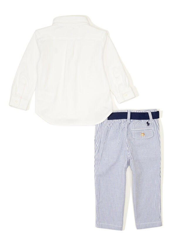 Polo Ralph Lauren White Logo Embroidered Unisex Doll Set Of 2 - 2