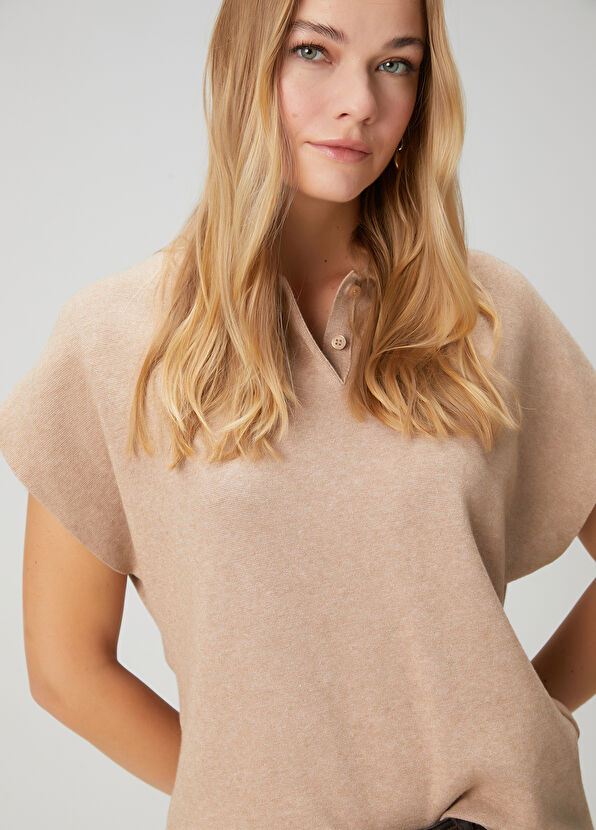 Beymen Club Mink Polo Sweater - 2