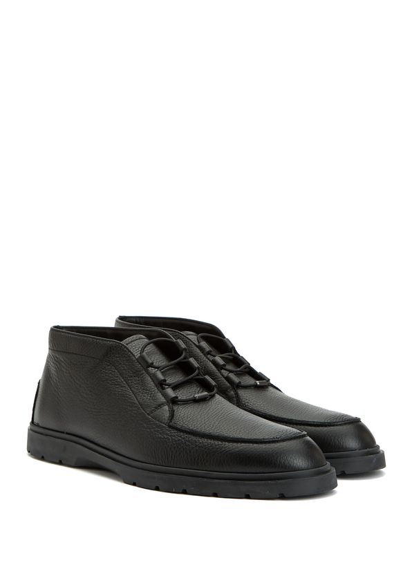 Tod's Desert Black Men's Leather Shoes - 2