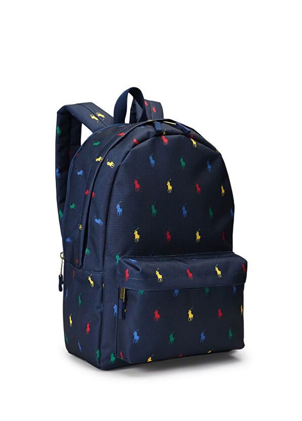 Polo Ralph Lauren Lacivert Logo Nakışlı Erkek Çocuk Sırt Çantası - 2