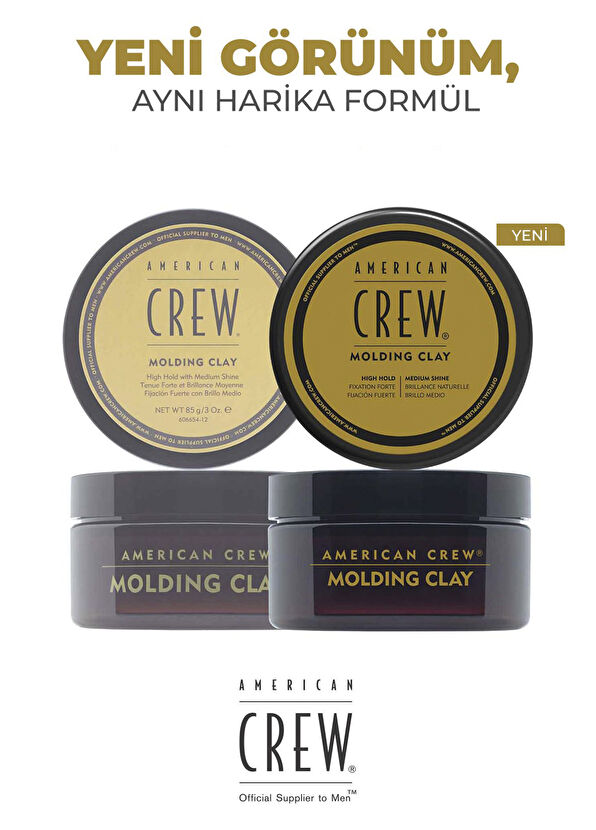 American Crew Molding Clay Erkekler İçin Yüksek Tutuşlu Şekillendirici Saç Pomadı 85 gr - 3