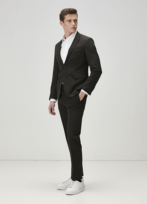 Beymen Club Drop 6 Slim Fit Siyah Takım Elbise - 4