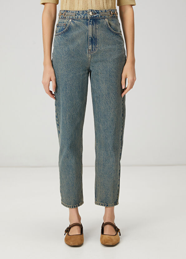 Beymen Club Mom Fit Blue Jeans - 2