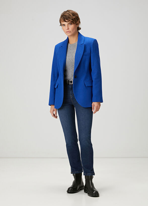 Beymen Club Blue Wool Jacket - 2