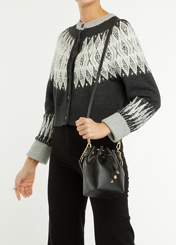 Beymen Club Soho Update Mini Siyah Kadın Büzgülü Çanta - 2