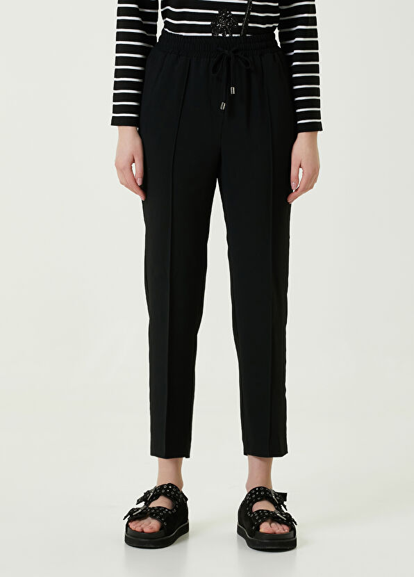 Beymen Club Black Ribbed Pajama Pants - 2