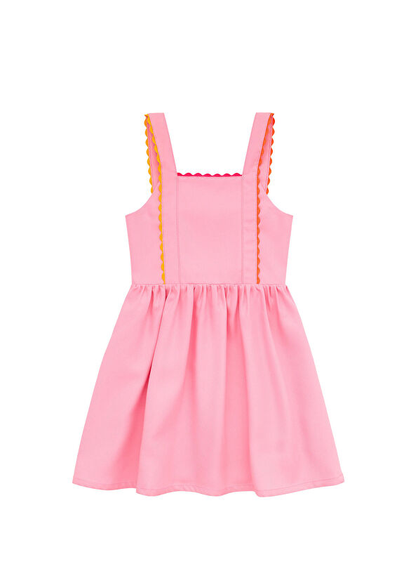 Azalea Pembe Askılı Kız Çocuk Elbise - Görsel 2