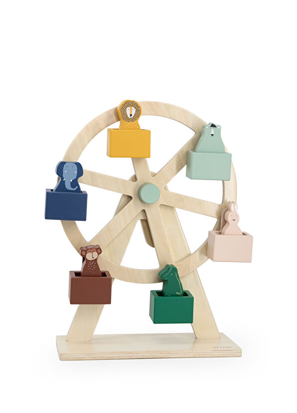 Trixie Colorful Ferris Wheel Wooden Toy - 1