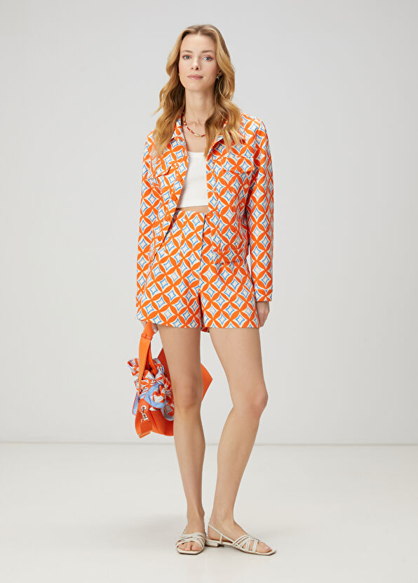 Beymen Club Mercan Desenli Şort - 1