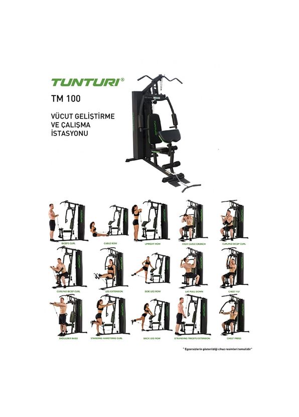 Tunturi TM100 Vücut Geliştirme ve Çalışma İstasyonu - 4