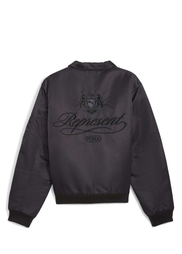 Puma Flat Dark Gray Erkek Puma x Represent Flat Dark Gray Erkek Bomber ...