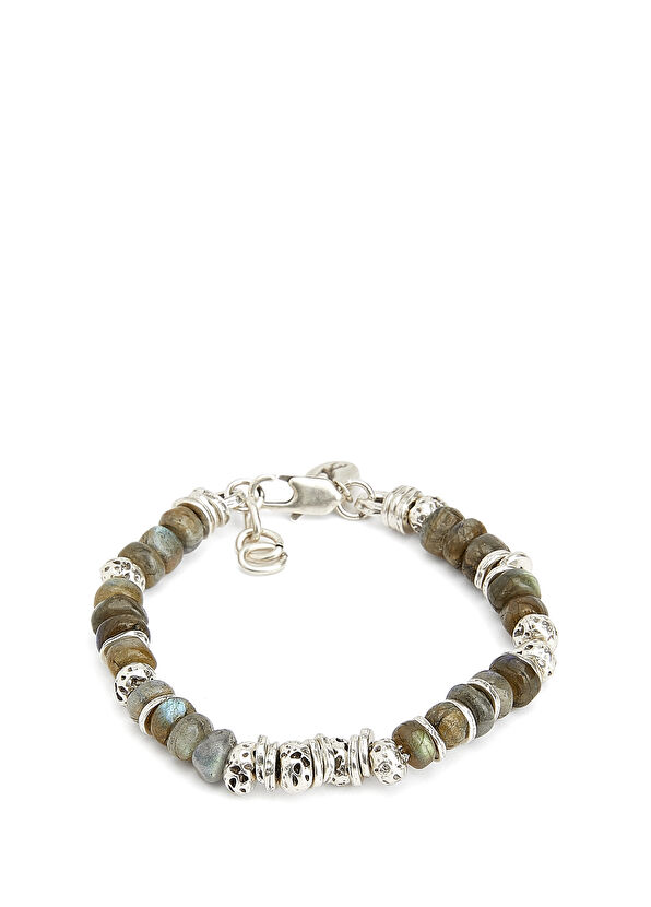 Beymen Club Haki Doğal Taşlı Erkek Bileklik - 1