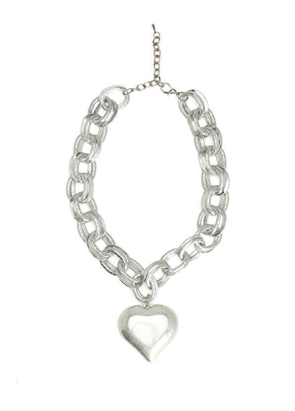 Beymen Club Large Heart Women's Antique Necklace - 1