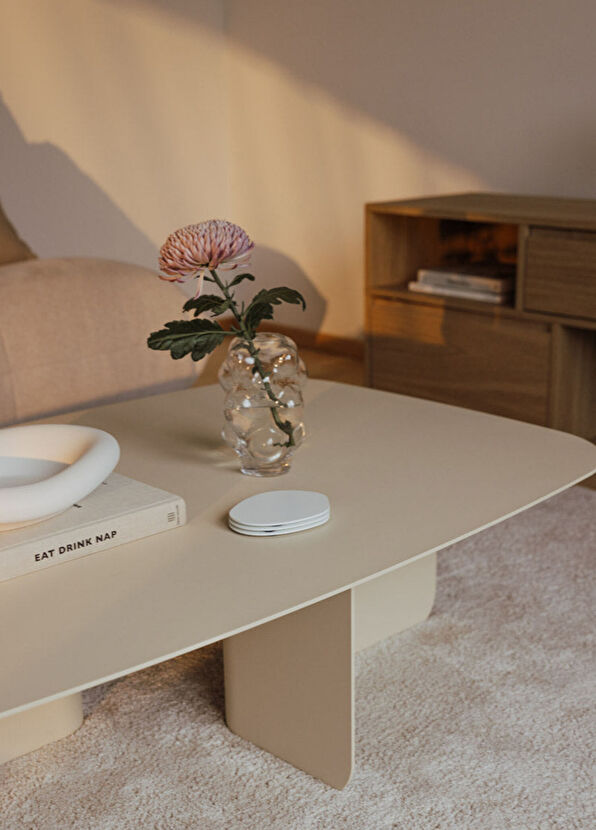 Foqlio Navis Beige Middle Table - 4