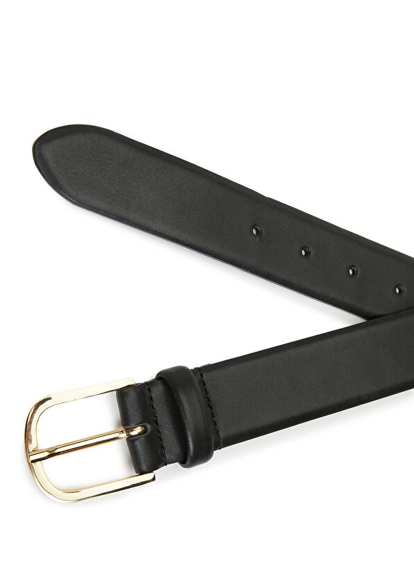 Beymen Club Siyah Kadın Deri Kemer - 2