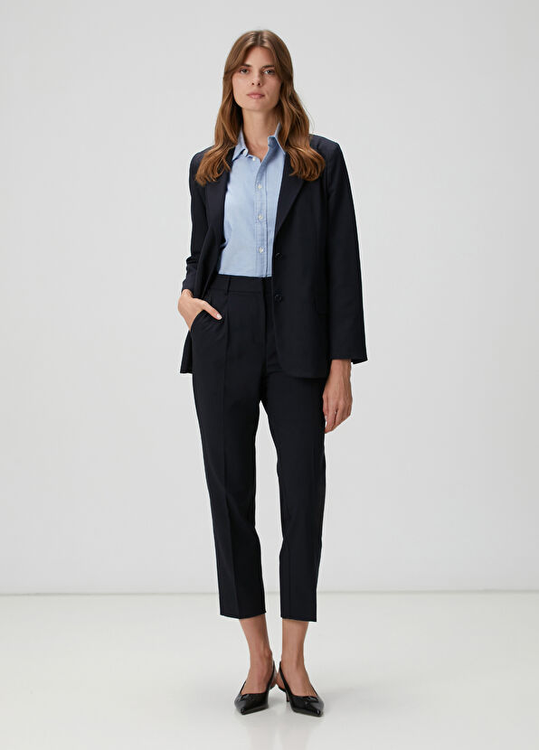 Beymen Club Lacivert Cigarette Pantolon - 1