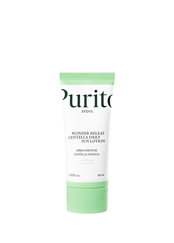 Purito Wonder Releaf Centella Daily Sun Lotion SPF50+ PA++++ Serinletici Hafif Güneş Losyonu 60 ml - 1