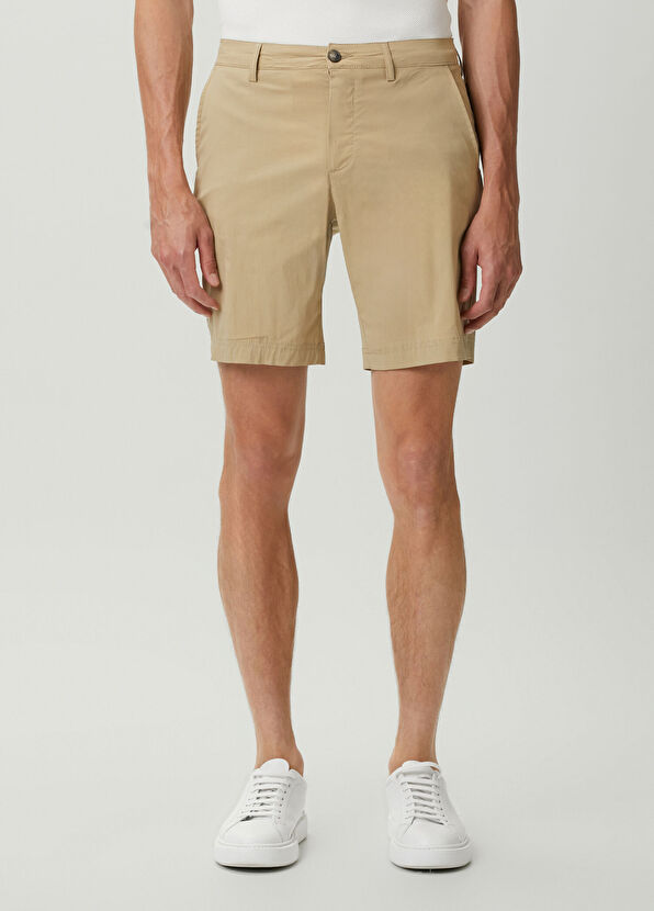 Beymen Club Beige Thin Technical Fabric Shorts - 2